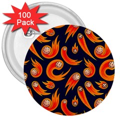 Space Patterns Pattern 3  Buttons (100 Pack)  by Amaryn4rt