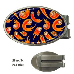 Space Patterns Pattern Money Clips (oval)  by Amaryn4rt