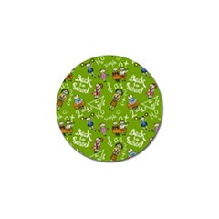 Seamless Pattern With Kids Golf Ball Marker (10 Pack) by Amaryn4rt