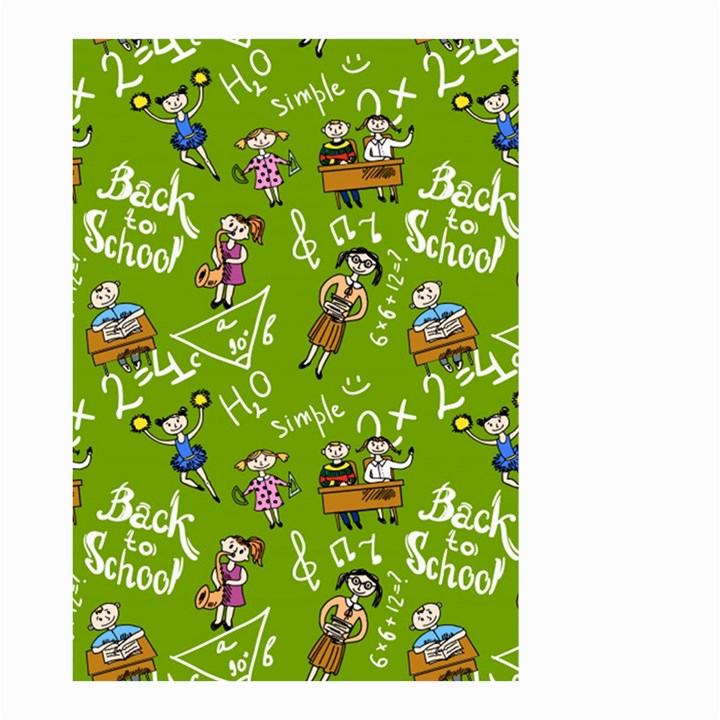 Seamless Pattern With Kids Small Garden Flag (Two Sides)