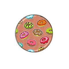 Doughnut Doodle Colorful Seamless Pattern Hat Clip Ball Marker by Amaryn4rt