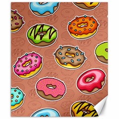 Doughnut Doodle Colorful Seamless Pattern Canvas 20  X 24  by Amaryn4rt