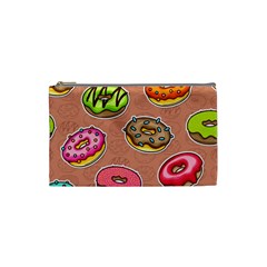 Doughnut Doodle Colorful Seamless Pattern Cosmetic Bag (small) by Amaryn4rt