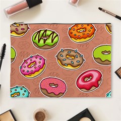 Doughnut Doodle Colorful Seamless Pattern Cosmetic Bag (xl) by Amaryn4rt