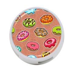 Doughnut Doodle Colorful Seamless Pattern 4-port Usb Hub (two Sides) by Amaryn4rt