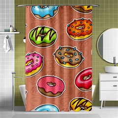 Doughnut Doodle Colorful Seamless Pattern Shower Curtain 48  X 72  (small)  by Amaryn4rt