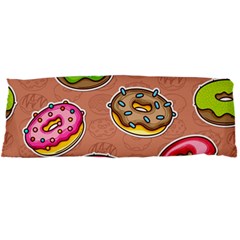 Doughnut Doodle Colorful Seamless Pattern Body Pillow Case Dakimakura (two Sides)