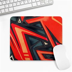 Graffiti Detail Wallpaper Texture Background Large Mousepads by Amaryn4rt