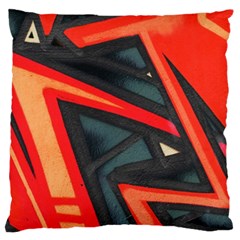 Graffiti Detail Wallpaper Texture Background Standard Flano Cushion Case (one Side) by Amaryn4rt