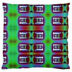 Corridor Nightmare Large Flano Cushion Case (one Side) by ScottFreeArt