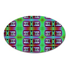 Corridor Nightmare Oval Magnet by ScottFreeArt