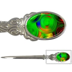 Pebbles In A Rainbow Pond Letter Opener by ScottFreeArt