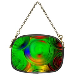 Pebbles In A Rainbow Pond Chain Purse (one Side) by ScottFreeArt