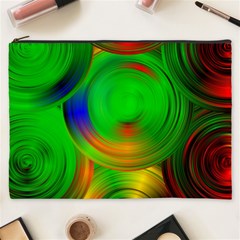 Pebbles In A Rainbow Pond Cosmetic Bag (xxxl) by ScottFreeArt