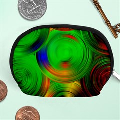 Pebbles In A Rainbow Pond Accessory Pouch (medium) by ScottFreeArt