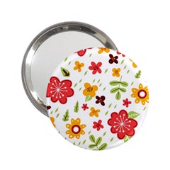 Flower Pattern  2 25  Handbag Mirrors by alllovelyideas