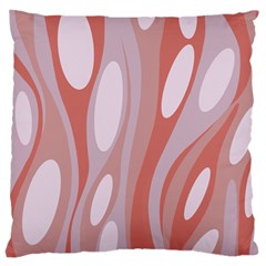 Flowing Pink & Flaming Large Cushion Case (two Sided)  by emmamatrixworm