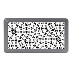 Black And White Ethnic Print Memory Card Reader (mini)