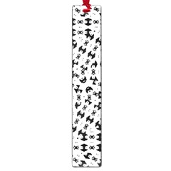 Black And White Ethnic Print Large Book Marks by dflcprintsclothing