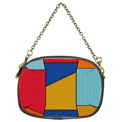 Dotted Colors Background Pop Art Style Vector Chain Purse (one Side) by Amaryn4rt