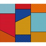 Dotted Colors Background Pop Art Style Vector Deluxe Canvas 14  x 11  (Stretched) 14  x 11  x 1.5  Stretched Canvas