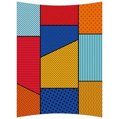 Dotted Colors Background Pop Art Style Vector Back Support Cushion by Amaryn4rt