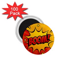 Explosion Boom Pop Art Style 1 75  Magnets (100 Pack)  by Amaryn4rt