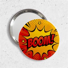 Explosion Boom Pop Art Style 2 25  Handbag Mirrors by Amaryn4rt