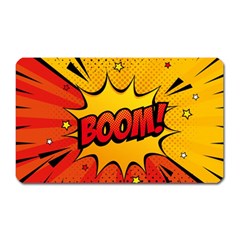 Explosion Boom Pop Art Style Magnet (rectangular) by Amaryn4rt