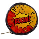 Explosion Boom Pop Art Style Mini Makeup Bag Back