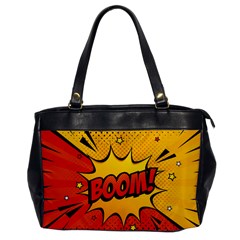 Explosion Boom Pop Art Style Oversize Office Handbag by Amaryn4rt