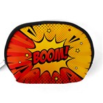 Explosion Boom Pop Art Style Accessory Pouch (Medium) Back