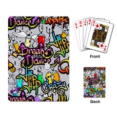 Hip Hop Background Playing Cards Single Design (rectangle) by Amaryn4rt