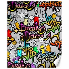 Hip Hop Background Canvas 16  X 20  by Amaryn4rt