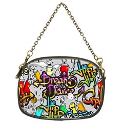 Hip Hop Background Chain Purse (one Side) by Amaryn4rt