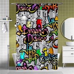 Hip Hop Background Shower Curtain 48  X 72  (small)  by Amaryn4rt