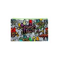 Hip Hop Background Cosmetic Bag (xs) by Amaryn4rt