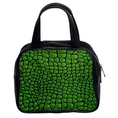 Seamless Pattern Crocodile Leather Classic Handbag (two Sides) by Amaryn4rt