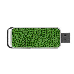 Seamless Pattern Crocodile Leather Portable Usb Flash (one Side) by Amaryn4rt