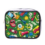 Pop Art Colorful Seamless Pattern Mini Toiletries Bag (One Side) Front