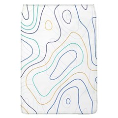 Abstract Colorful Topographic Map Design Vector Removable Flap Cover (l) by Amaryn4rt