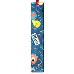 Seamless Pattern Vector Submarine With Sea Animals Cartoon Large Book Marks by Amaryn4rt