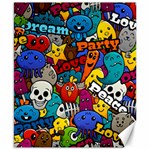 Graffiti Characters Seamless Pattern Canvas 8  x 10  8.15 x9.66  Canvas - 1