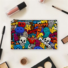 Graffiti Characters Seamless Pattern Cosmetic Bag (medium) by Amaryn4rt