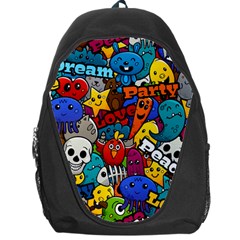 Graffiti Characters Seamless Pattern Backpack Bag by Amaryn4rt