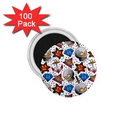 Full Color Flash Tattoo Patterns 1 75  Magnets (100 Pack)  by Amaryn4rt