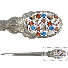 Full Color Flash Tattoo Patterns Letter Opener by Amaryn4rt