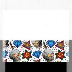 Full Color Flash Tattoo Patterns Rectangular Jigsaw Puzzl by Amaryn4rt