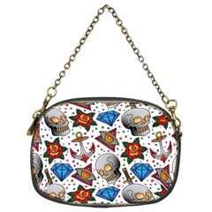 Full Color Flash Tattoo Patterns Chain Purse (two Sides) by Amaryn4rt