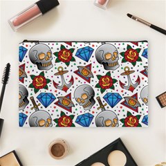 Full Color Flash Tattoo Patterns Cosmetic Bag (large) by Amaryn4rt